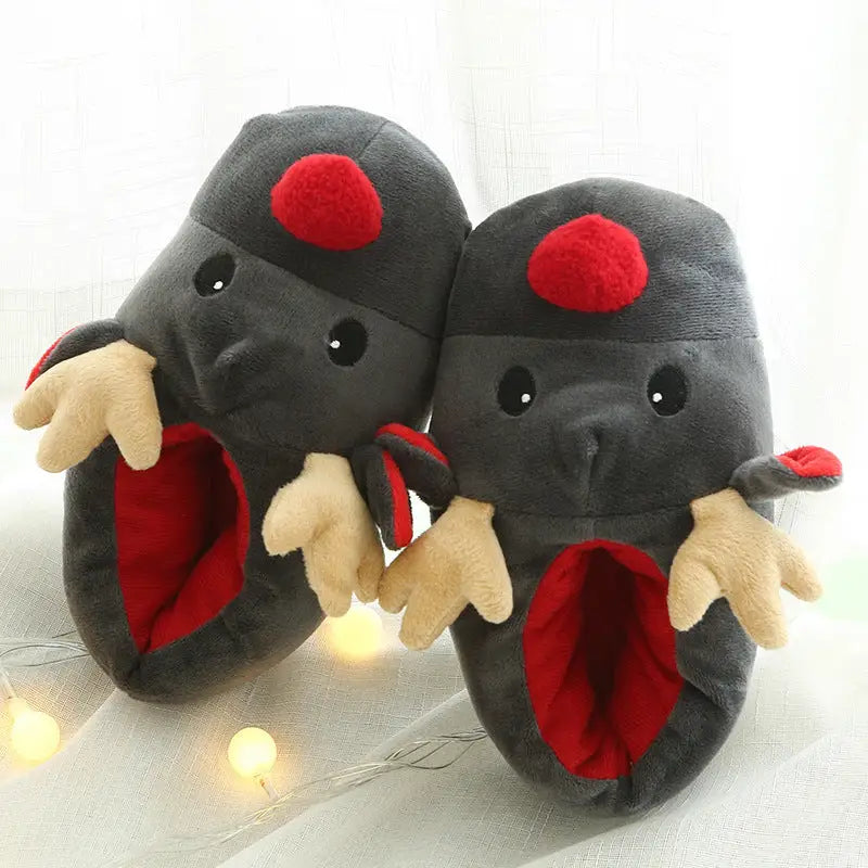 Christmas Shoes Cute Elk Home Slippers Beyond Trends Hub