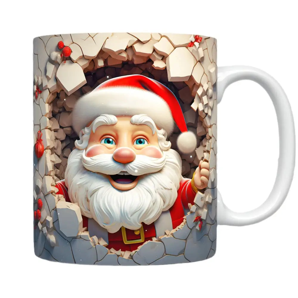Christmas Theme Ceramic Mug 3D Santa Claus Coffee Cup Kitchen Gadgets Beyond Trends Hub