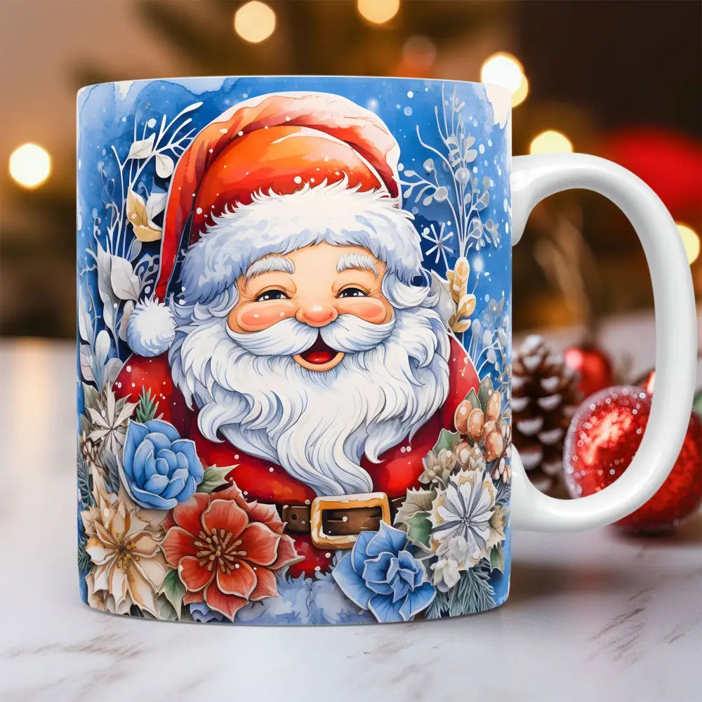 Christmas Theme Ceramic Mug 3D Santa Claus Coffee Cup Kitchen Gadgets Beyond Trends Hub