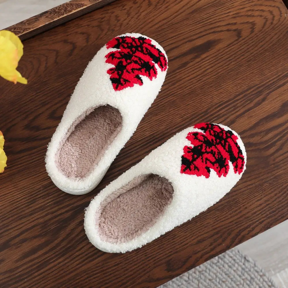 Christmas Tree Home Slippers Fashion Non-slip Floor Bedroom Slipper For Women Fuzzy House Shoes Winter Beyond Trends Hub