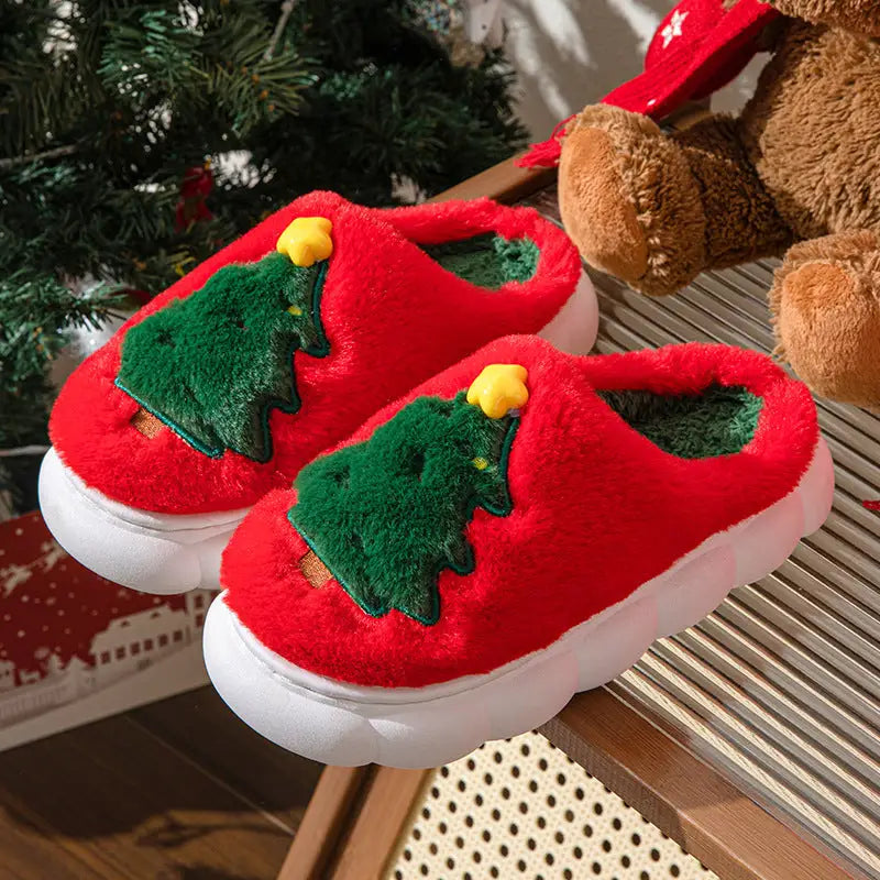 Christmas Tree Women's Home Slippers Beyond Trends Hub