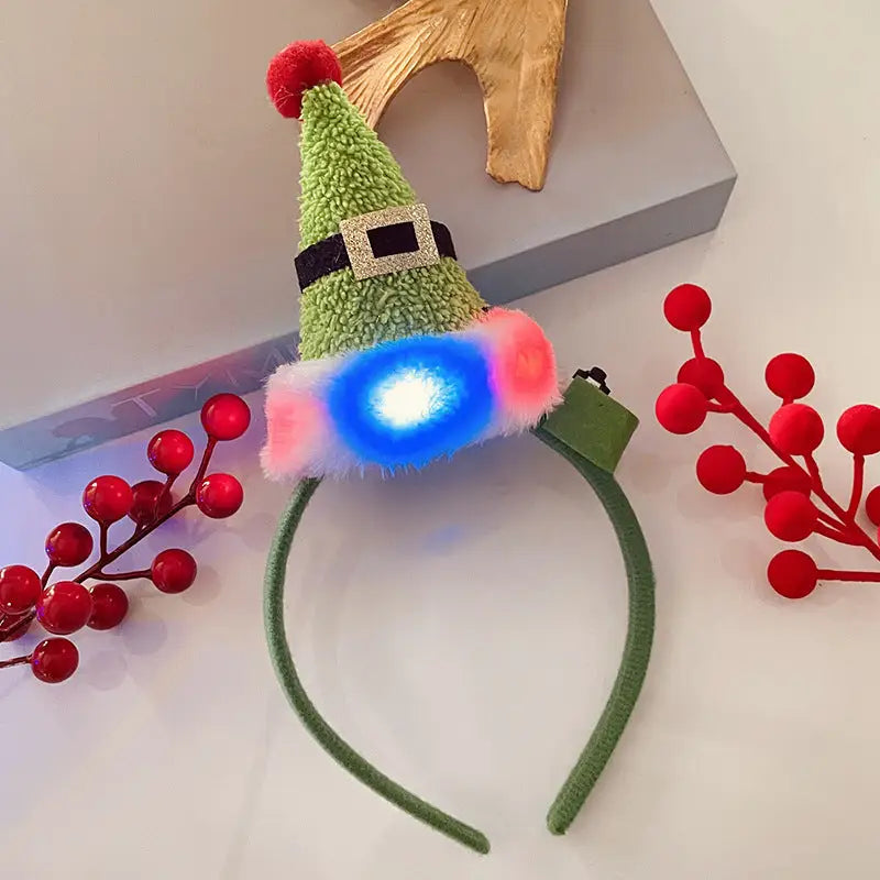 Christmas With Light Headband Snowflake Women's Beyond Trends Hub