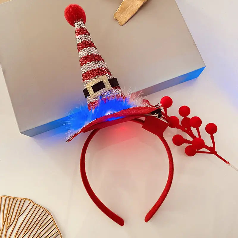Christmas With Light Headband Snowflake Women's Beyond Trends Hub