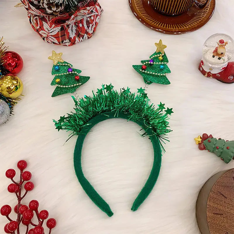 Christmas With Light Headband Snowflake Women's Beyond Trends Hub