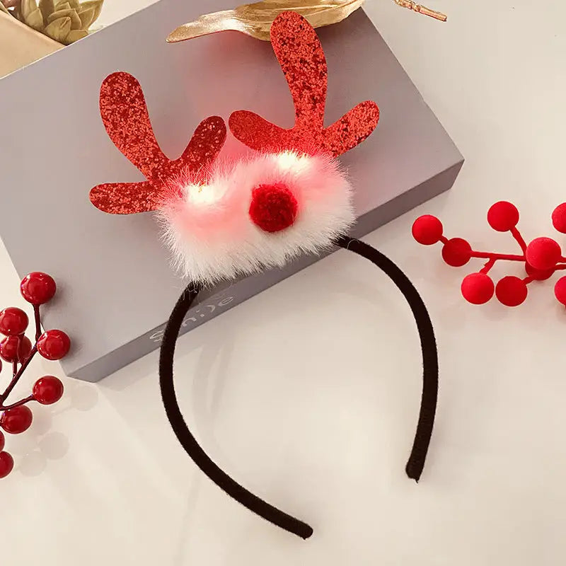 Christmas With Light Headband Snowflake Women's Beyond Trends Hub
