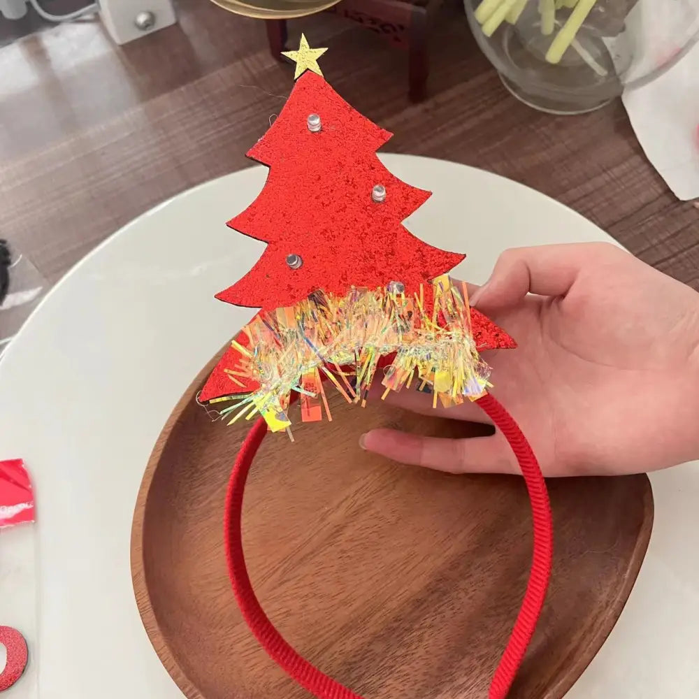 Christmas With Light Headband Snowflake Women's Beyond Trends Hub