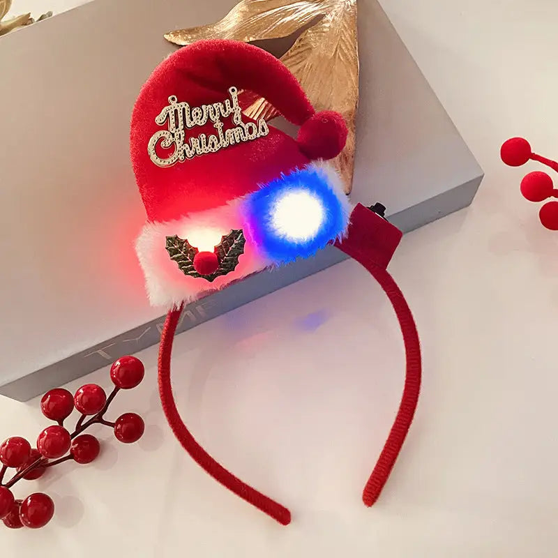 Christmas With Light Headband Snowflake Women's Beyond Trends Hub