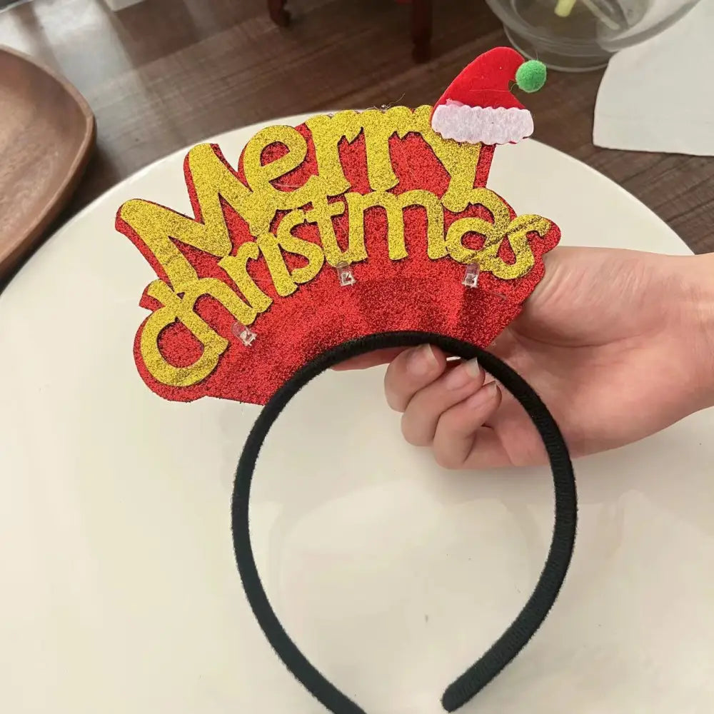 Christmas With Light Headband Snowflake Women's Beyond Trends Hub