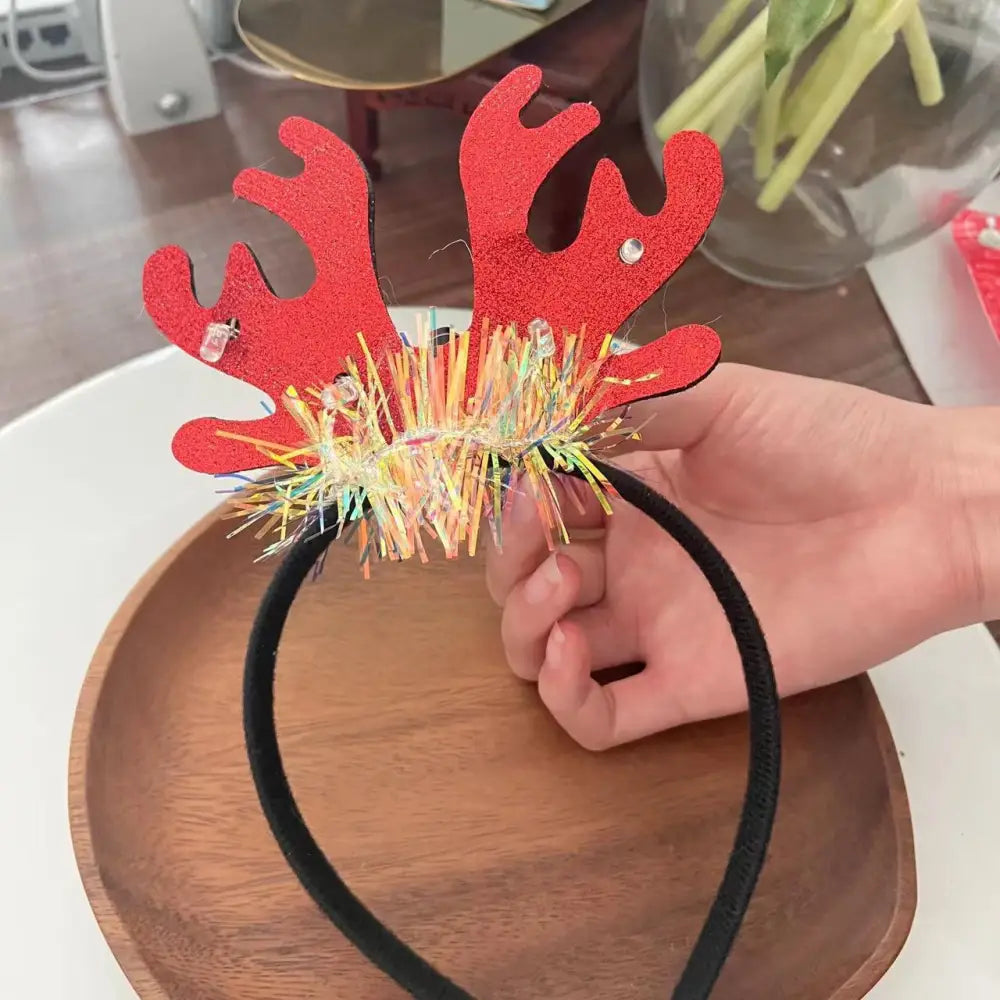 Christmas With Light Headband Snowflake Women's Beyond Trends Hub