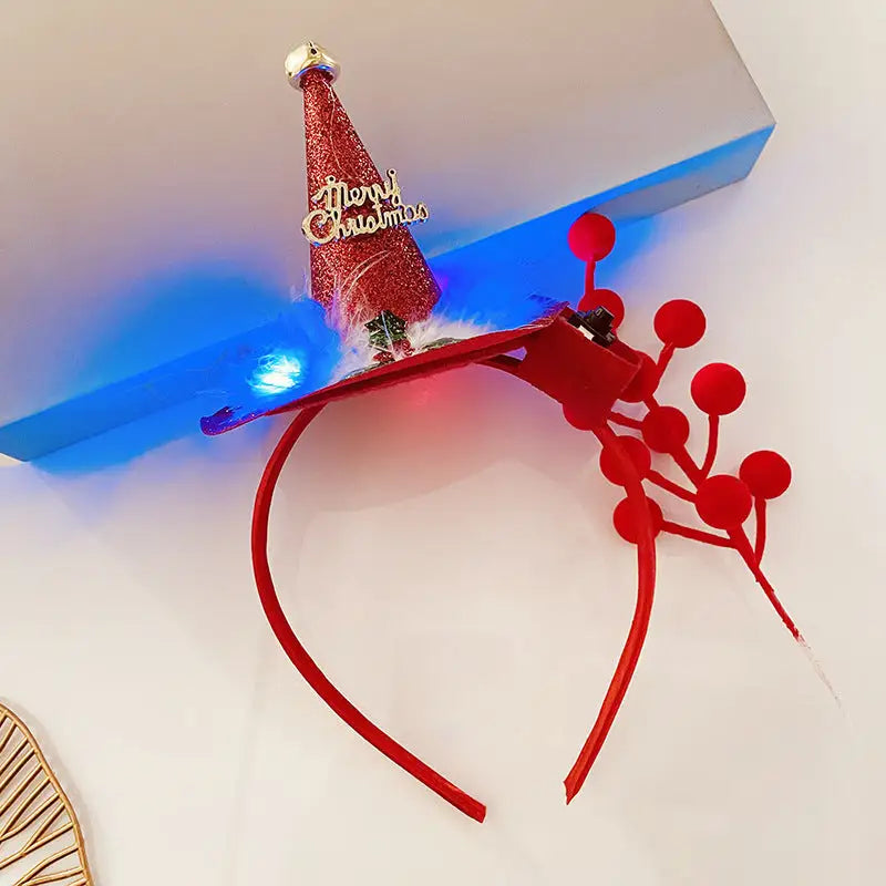 Christmas With Light Headband Snowflake Women's Beyond Trends Hub