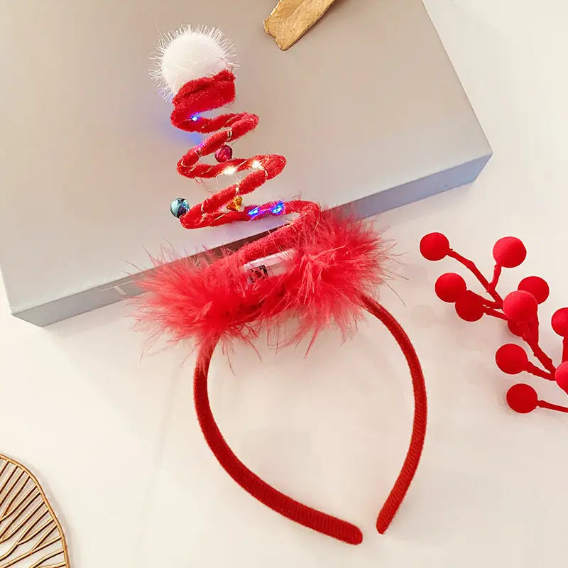 Christmas With Light Headband Snowflake Women's Beyond Trends Hub