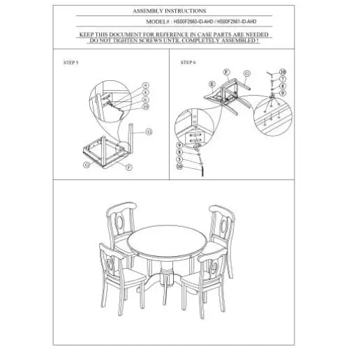 Classic Design Dining Room 5pc Set Round Table 4x Side Chairs Cushion Fabric Upholstery Seat Rubberwood Black Color