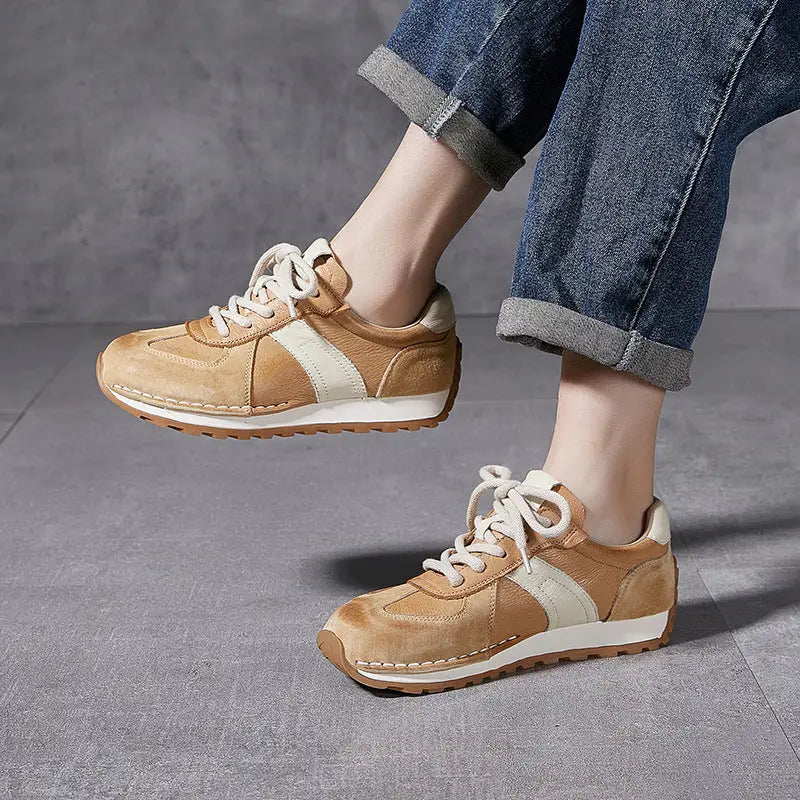 Classic Retro Casual Sneaker Genuine Leather Beyond Trends Hub