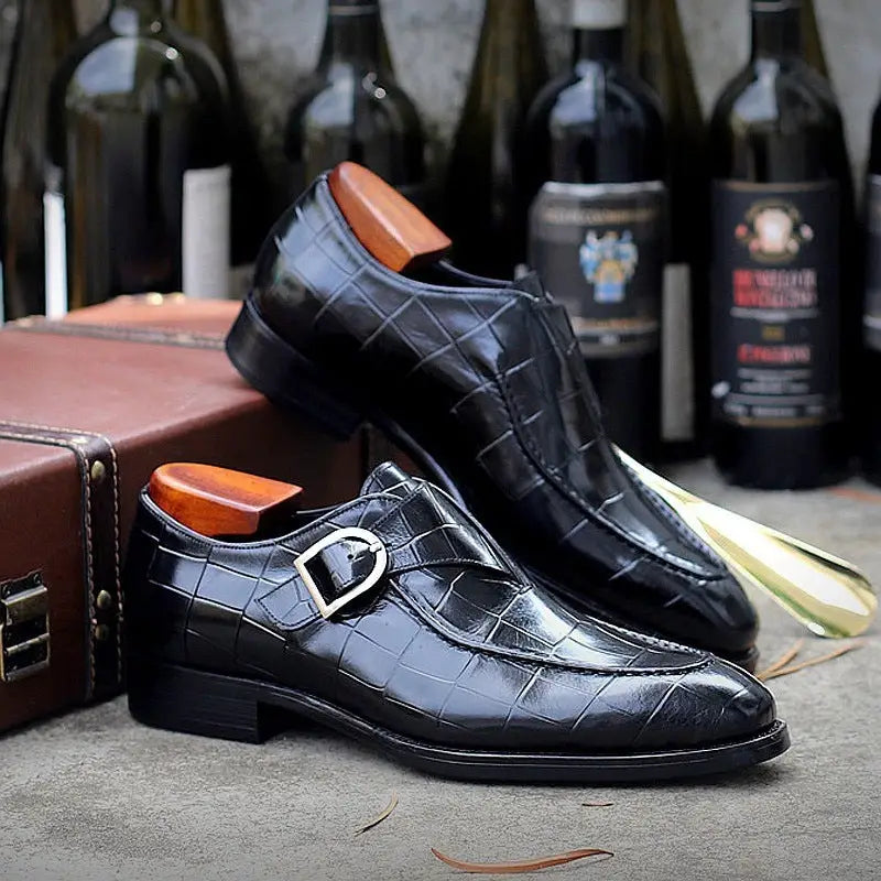 ClassicPattern Business Flat Shoes Men Designer Formal Dress Leather Shoes Mens Loafers Valentine Gifts Shoes Beyond Trends Hub