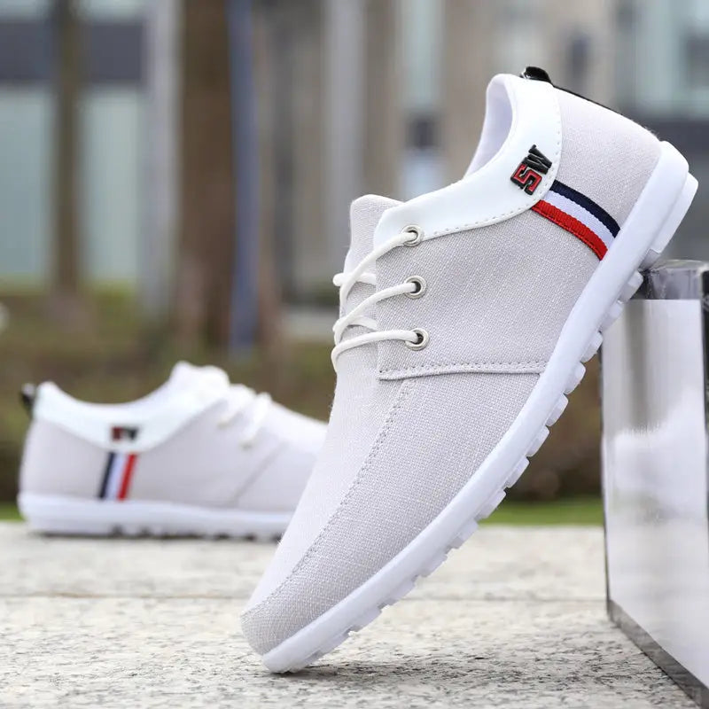 Cloth Shoes Men’S Summer Breathable Deodorant Peas Shoes Canvas Shoes Men’S Lazy Shoes