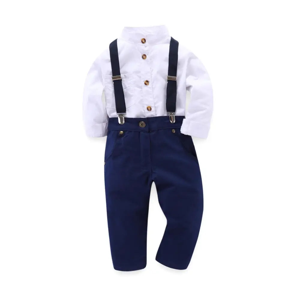 Clothing Fashionable Gentleman Suit Children Boy - Blue / 90cm