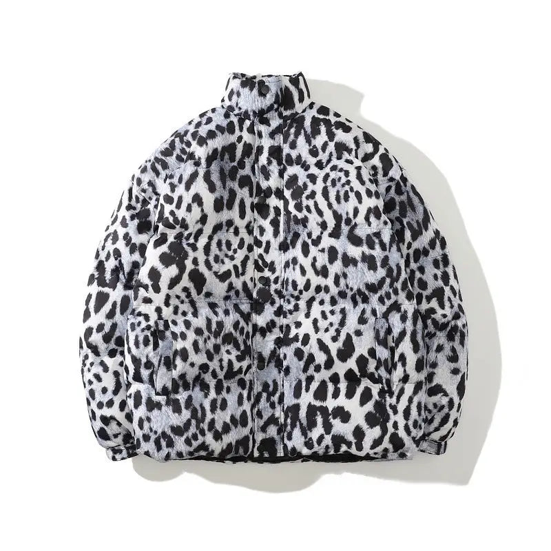 Color-blocking Thick Bread Clothes Loose Cotton-padded Jackets For Men And Women - Beyond Trends Hub 
