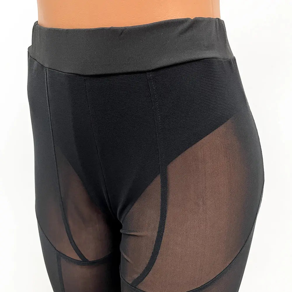 Color Matching Mesh Leggings Women Beyond Trends Hub