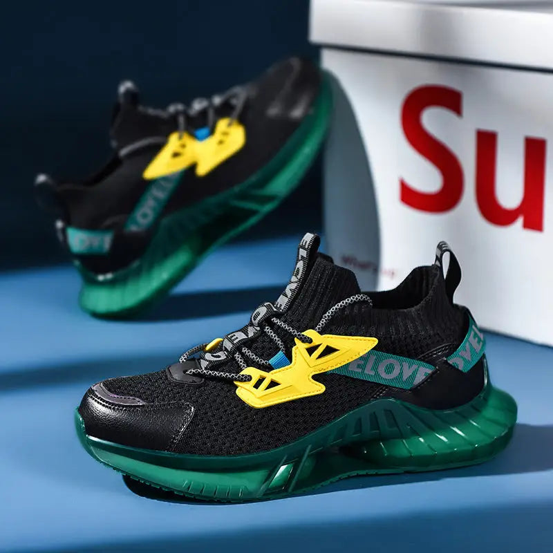 Colorful Luminous men's Shoes Particles Lightweight Coconut Casual Tide Running Shoes For Night Running Beyond Trends Hub
