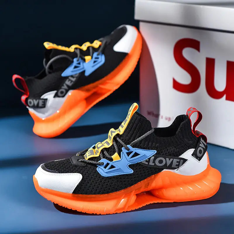 Colorful Luminous men's Shoes Particles Lightweight Coconut Casual Tide Running Shoes For Night Running Beyond Trends Hub