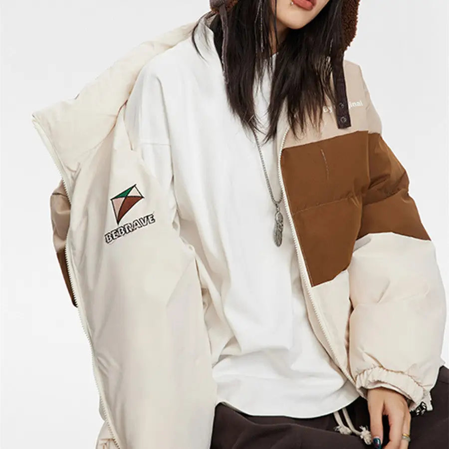 Cotton Clothing Men And Women Contrast Color Embroidered Stand Collar Beyond Trends Hub