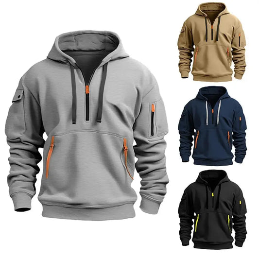 Cotton Dropped Shoulder Hooded Sweatshirt Men's Women's Plus Size Loose Pullover Fashion Sweatshirt Beyond Trends Hub