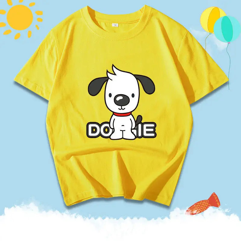 Cotton Half Sleeved Summer Suit Middle School Children's Loose Jacket Boys' Wear - Beyond Trends Hub 