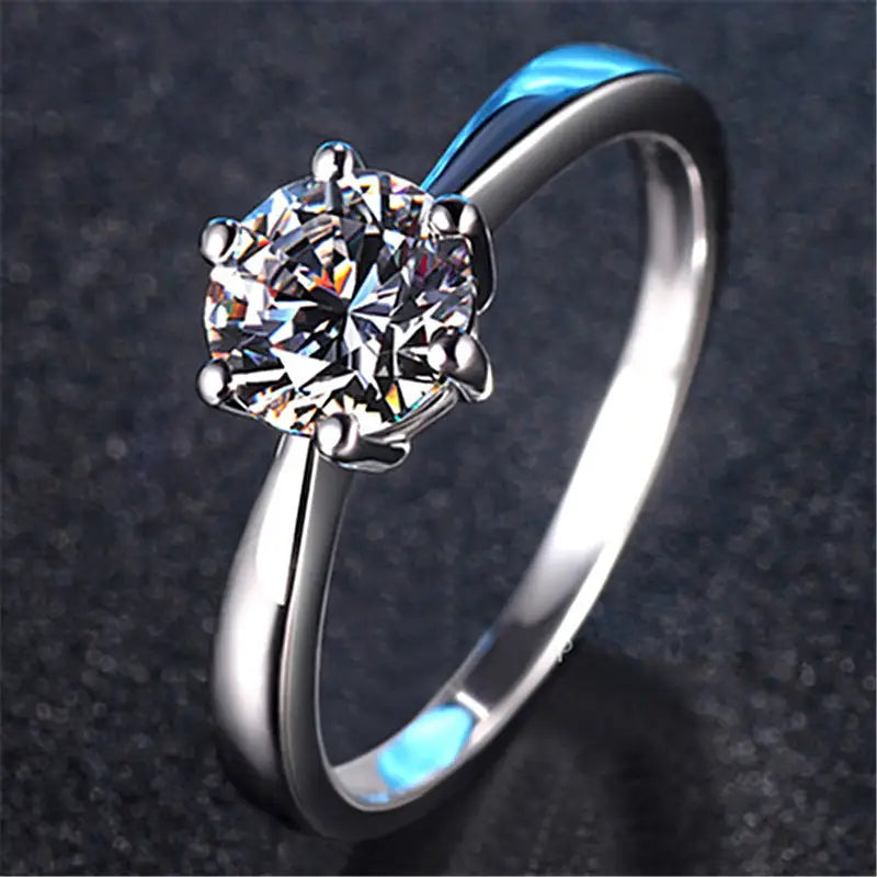 Couple Ring Diamond Ring Sterling Silver Gold Plated Beyond Trends Hub