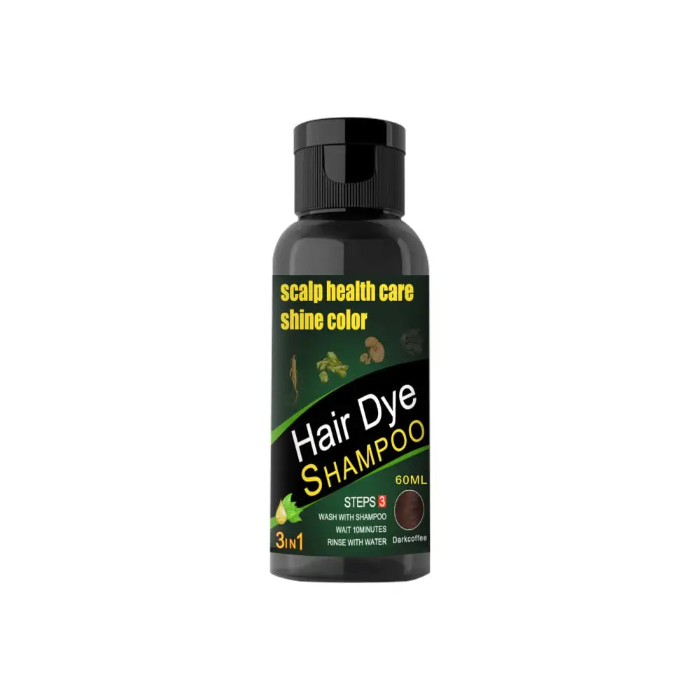 Cover White Hair Hair Dye A Black Plant Bubble Granny Gray - Dark brown