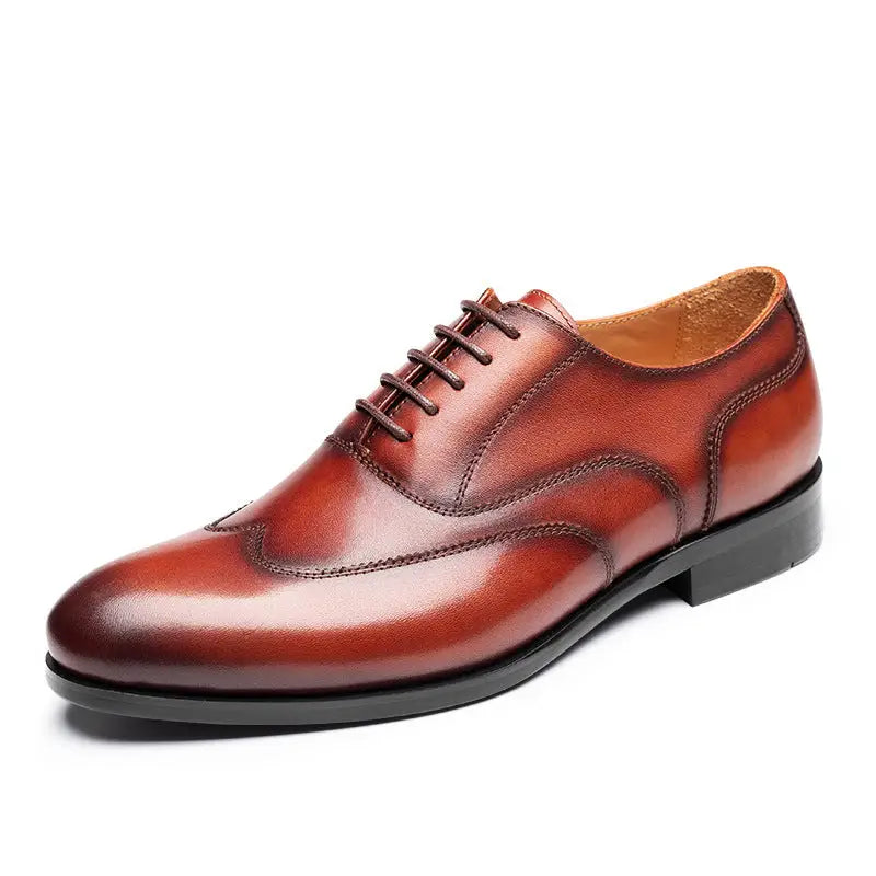 Cowhide Men's Shoes Formal Wear Business Men Beyond Trends Hub