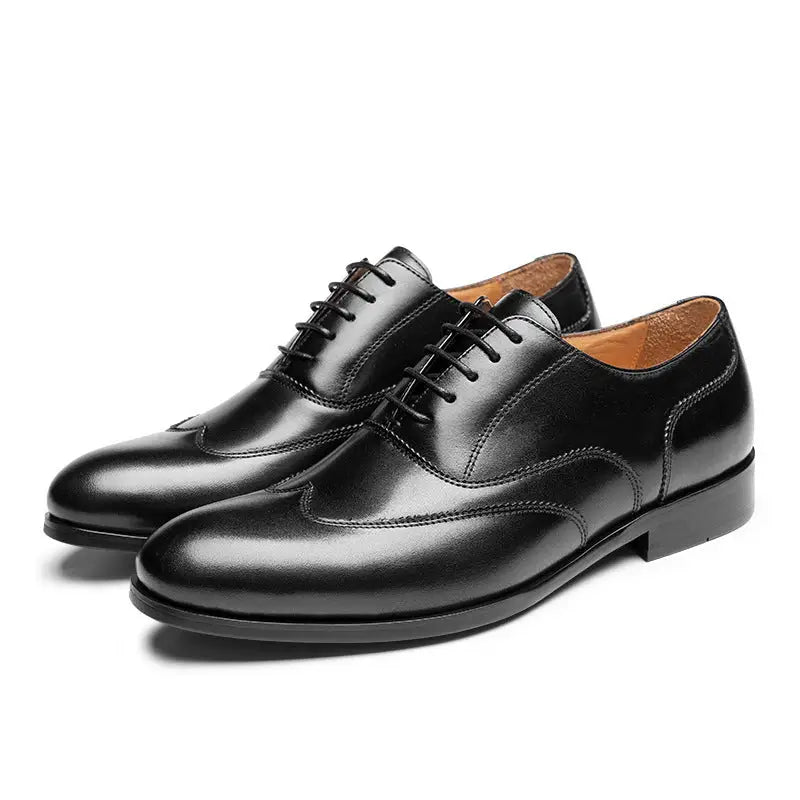 Cowhide Men's Shoes Formal Wear Business Men Beyond Trends Hub