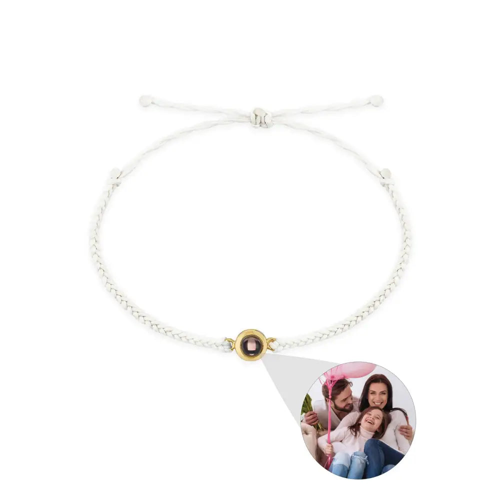 Creative Customized Color Photo Projection Bracelet Hand Woven Lovers Personality Jewelry For Men And Women Valentine's Day Gift Beyond Trends Hub