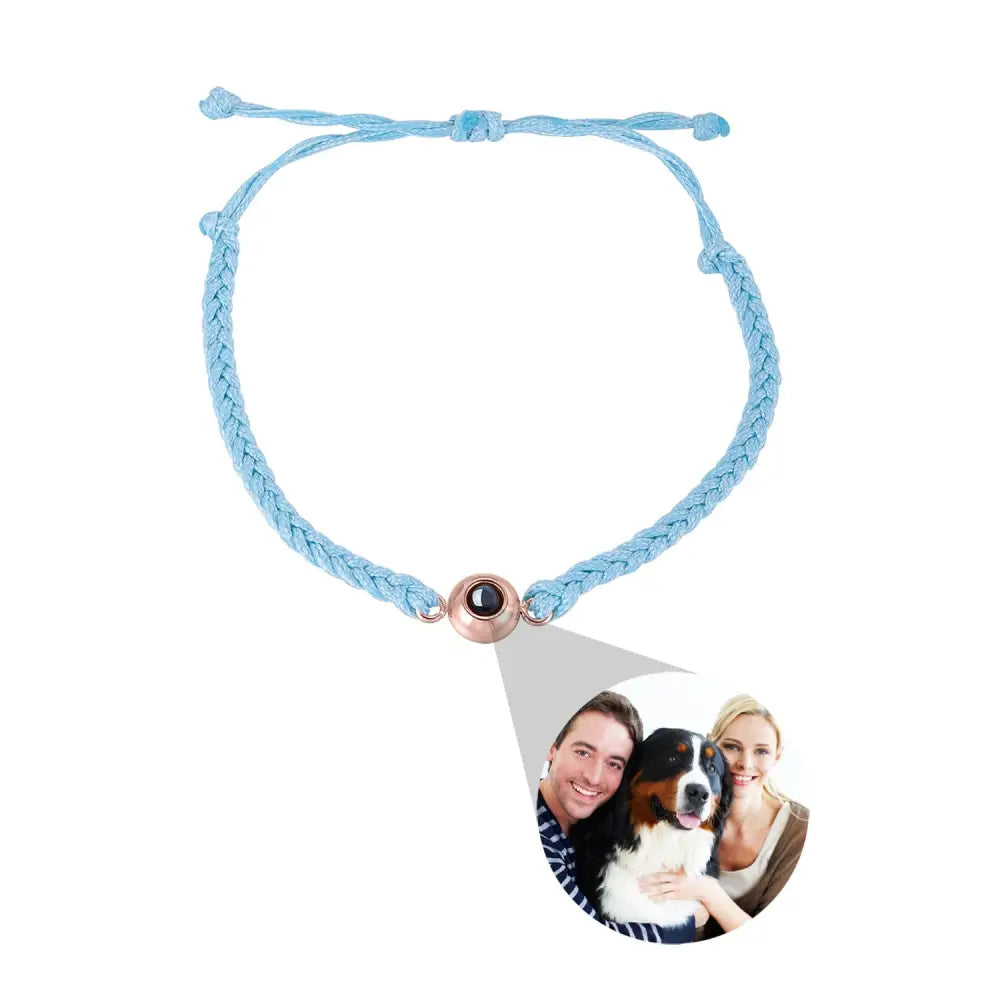 Creative Customized Color Photo Projection Bracelet Hand Woven Lovers Personality Jewelry For Men And Women Valentine's Day Gift Beyond Trends Hub