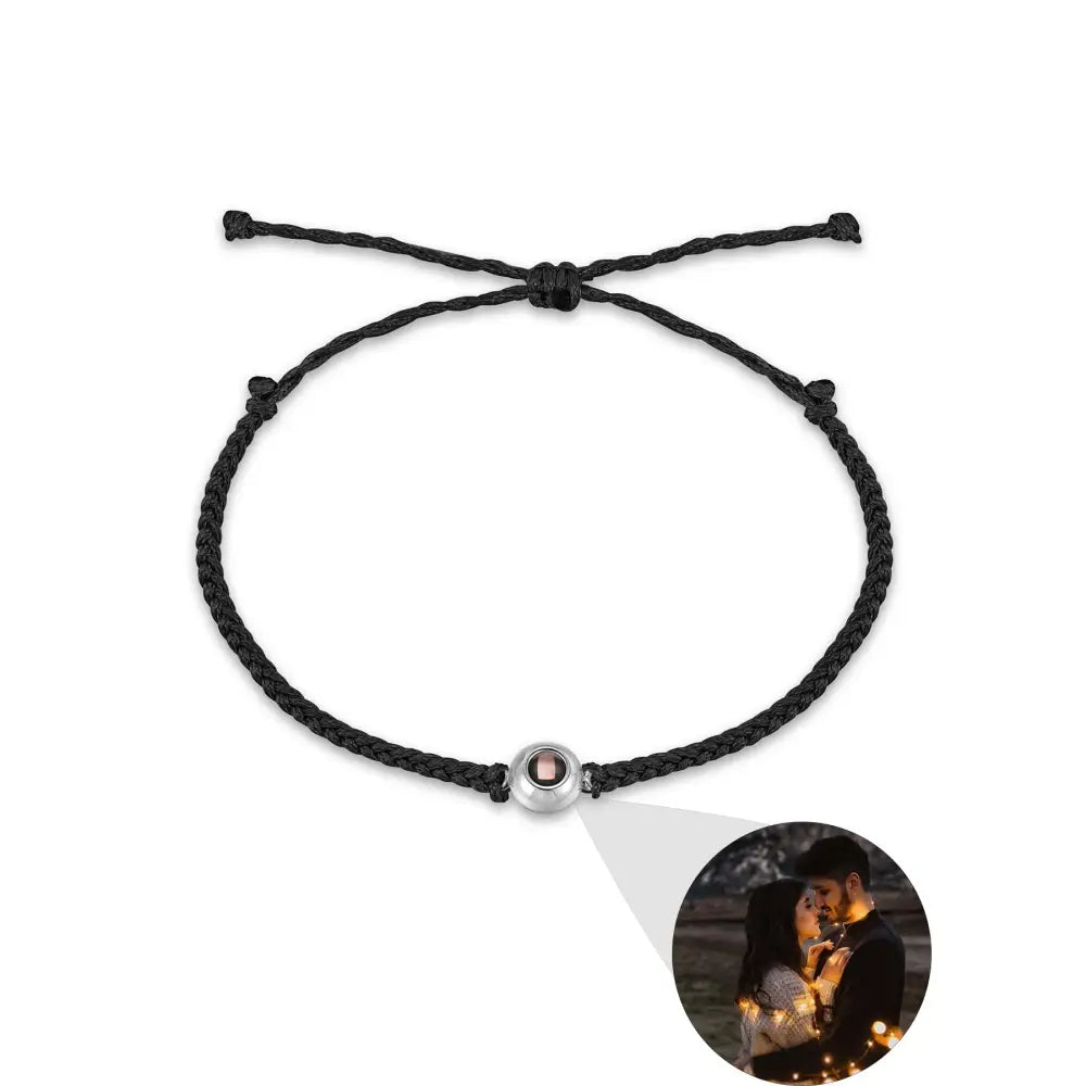 Creative Customized Color Photo Projection Bracelet Hand Woven Lovers Personality Jewelry For Men And Women Valentine's Day Gift Beyond Trends Hub