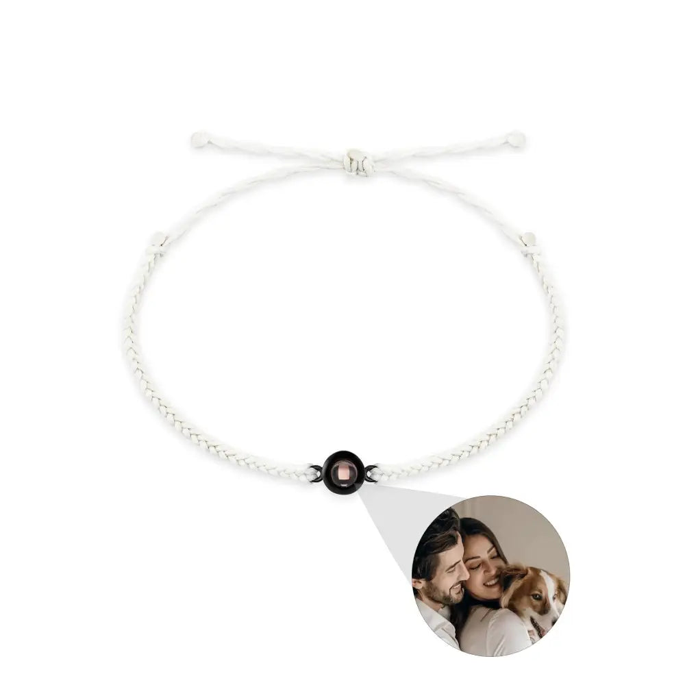 Creative Customized Color Photo Projection Bracelet Hand Woven Lovers Personality Jewelry For Men And Women Valentine's Day Gift Beyond Trends Hub