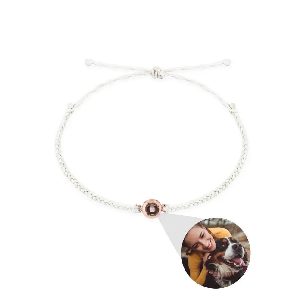 Creative Customized Color Photo Projection Bracelet Hand Woven Lovers Personality Jewelry For Men And Women Valentine's Day Gift Beyond Trends Hub
