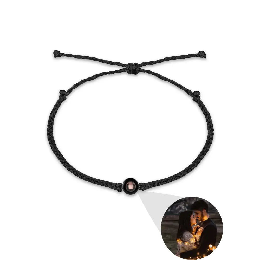 Creative Customized Color Photo Projection Bracelet Hand Woven Lovers Personality Jewelry For Men And Women Valentine's Day Gift Beyond Trends Hub