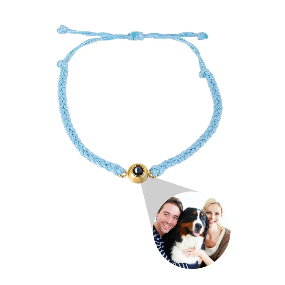 Creative Customized Color Photo Projection Bracelet Hand Woven Lovers Personality Jewelry For Men And Women Valentine's Day Gift Beyond Trends Hub