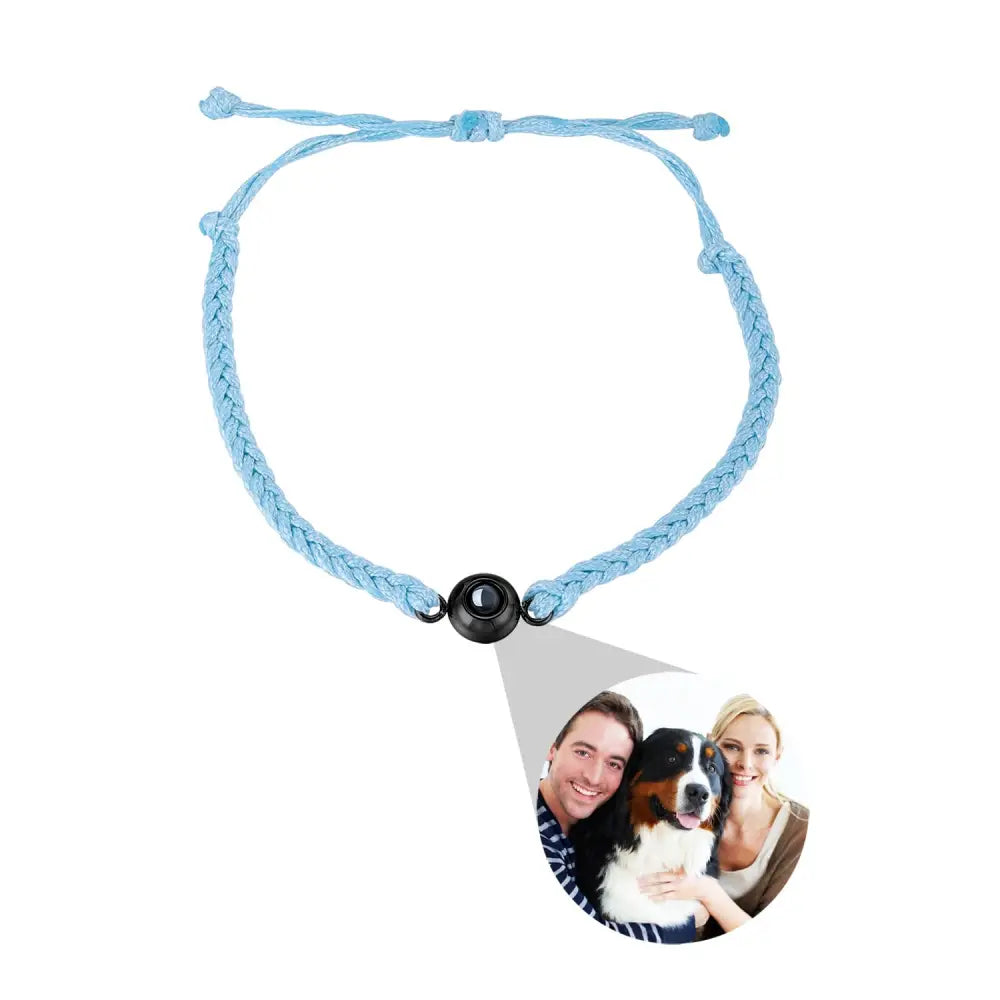 Creative Customized Color Photo Projection Bracelet Hand Woven Lovers Personality Jewelry For Men And Women Valentine's Day Gift Beyond Trends Hub