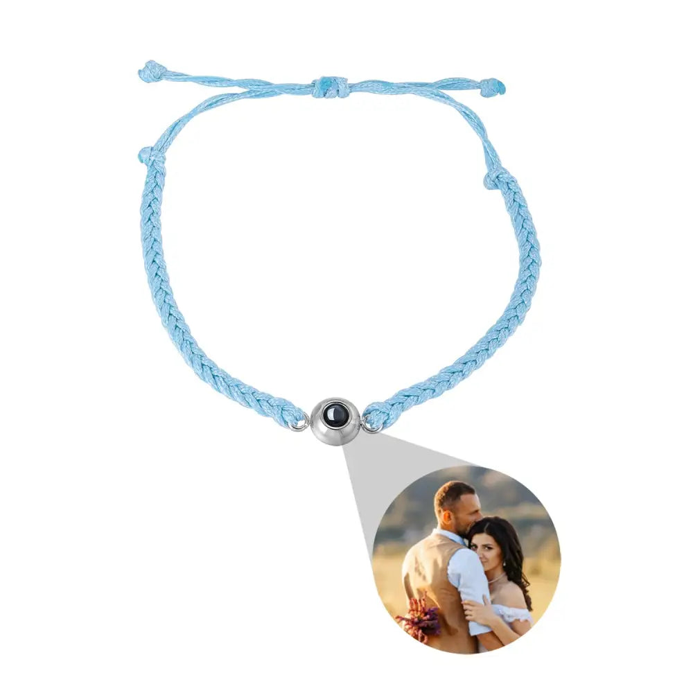 Creative Customized Color Photo Projection Bracelet Hand Woven Lovers Personality Jewelry For Men And Women Valentine's Day Gift Beyond Trends Hub