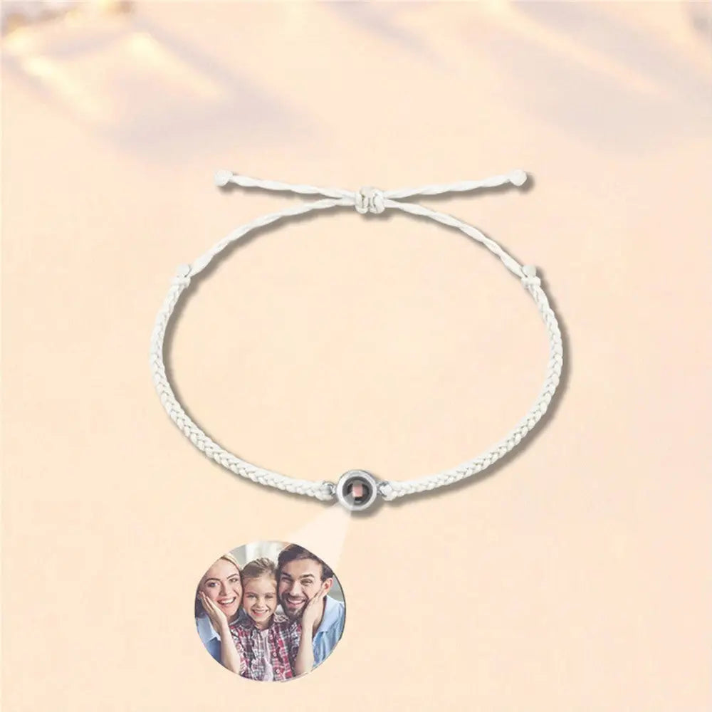 Creative Customized Color Photo Projection Bracelet Hand Woven Lovers Personality Jewelry For Men And Women Valentine's Day Gift Beyond Trends Hub