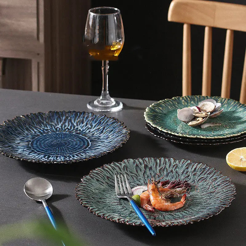 Creative Kiln Turned Retro Ceramic Plates - Beyond Trends Hub 
