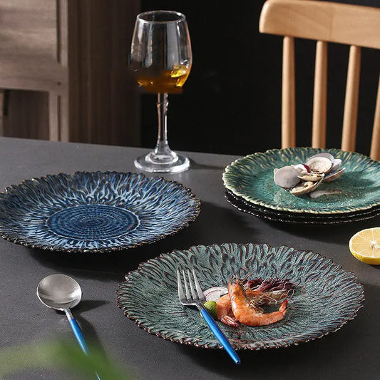 Creative Kiln Turned Retro Ceramic Plates - Beyond Trends Hub 