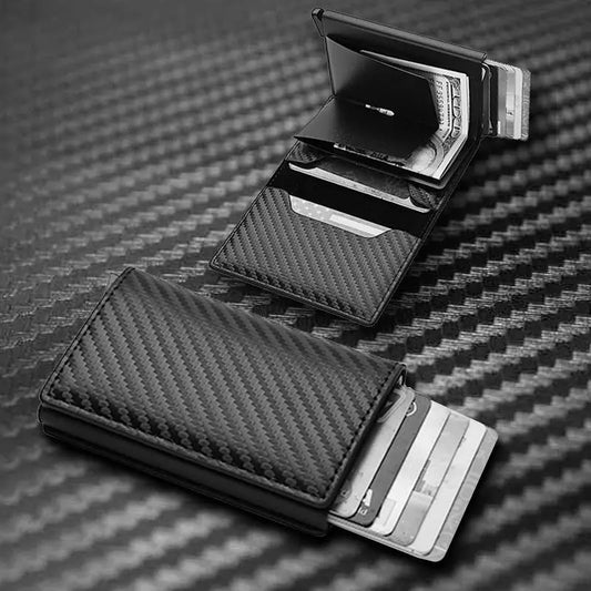 Credit Card Holder Smart Minimalist Wallet Pocket Men Women Slim Cardholder Bank Secure Creditcard Case Beyond Trends Hub