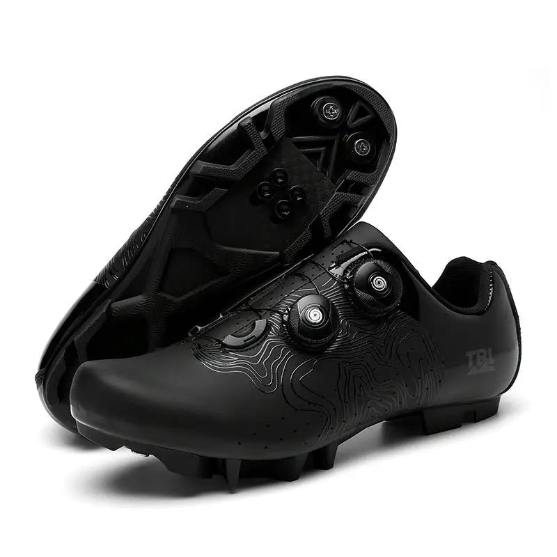 Cycling Shoes Road Cycling Shoes Bicycle Shoes Hard-soled Cycling Shoes - Black Mountain bottom / 36