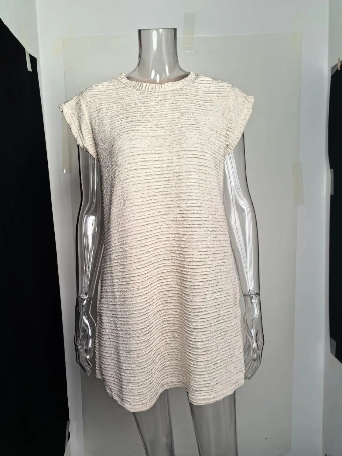 Women’s Solid Color Loose Sleeveless Dress