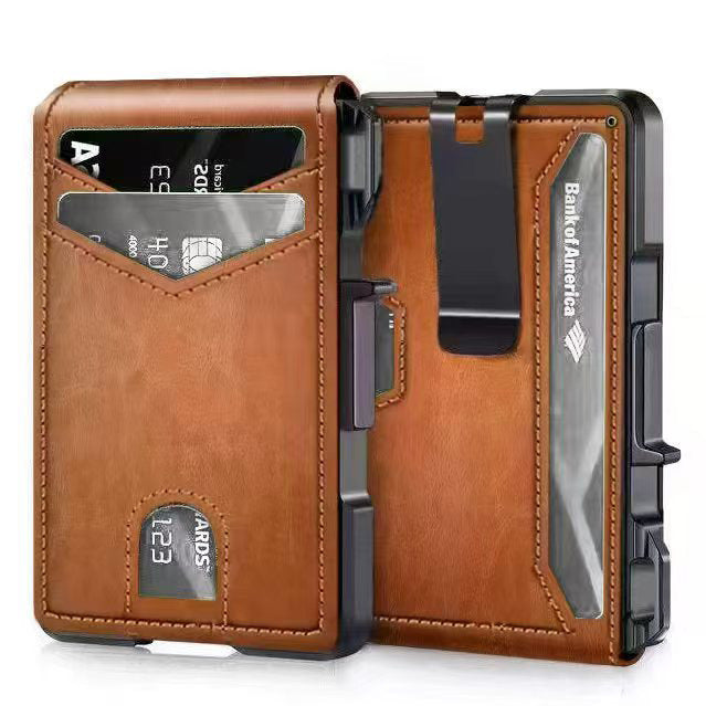 Carbon Fiber Cardholder Folding Wallet