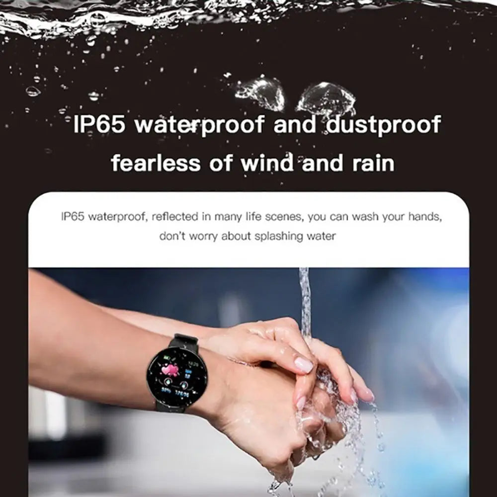 D18 Bluetooth Smart Watch, Men Women Blood Pressure Heart Rate Monitor Smart Watch, Pedometer Sport Tracker Smart Band For Android IOS Beyond Trends Hub