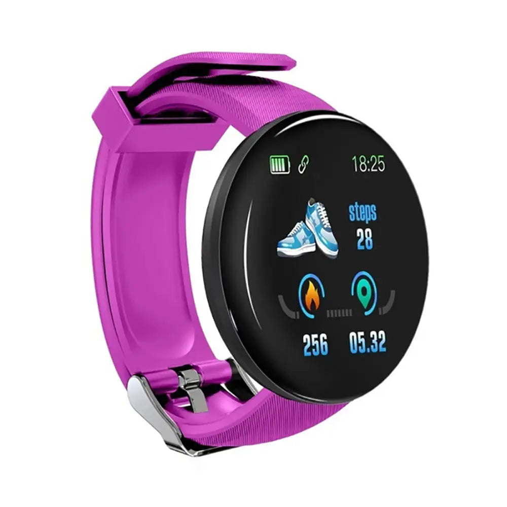 D18 Bluetooth Smart Watch, Men Women Blood Pressure Heart Rate Monitor Smart Watch, Pedometer Sport Tracker Smart Band For Android IOS Beyond Trends Hub