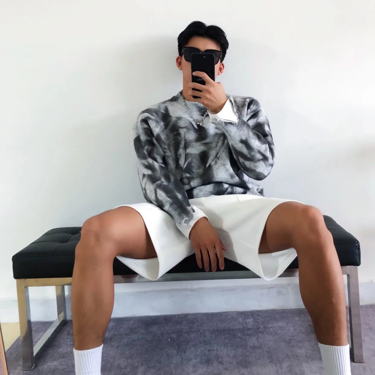 All-Match Retro Simple Stretch Warm Sweater Men